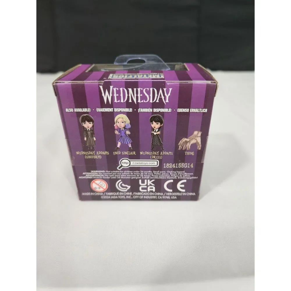Jada Toys Metalfigs Wednesday Addams Dress Die-Cast Metal Figure Netflix 2024‎
